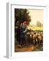 The Young Shepherdess, C.1900-Julien Dupre-Framed Giclee Print