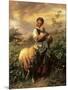 The Young Shepherdess-Johann Baptist Hofner-Mounted Premium Giclee Print