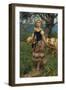 The Young Shepherdess-Francesco Paolo Michetti-Framed Giclee Print