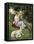 The Young Shepherdess-Evariste Carpentier-Framed Stretched Canvas