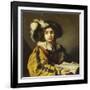 The Young Singer-Claude Vignon-Framed Giclee Print