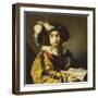 The Young Singer-Claude Vignon-Framed Giclee Print