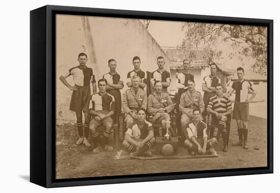 The Young Soldiers Football Team of the First Battalion-null-Framed Stretched Canvas