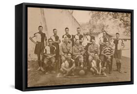 The Young Soldiers Football Team of the First Battalion-null-Framed Stretched Canvas