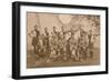 The Young Soldiers Football Team of the First Battalion-null-Framed Photographic Print
