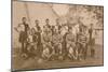 The Young Soldiers Football Team of the First Battalion-null-Mounted Photographic Print
