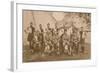 The Young Soldiers Football Team of the First Battalion-null-Framed Photographic Print