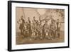 The Young Soldiers Football Team of the First Battalion-null-Framed Photographic Print