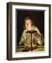 The Young Stableboy with a Stable Lamp, 1824-Ferdinand Georg Waldmuller-Framed Giclee Print