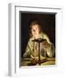 The Young Stableboy with a Stable Lamp, 1824-Ferdinand Georg Waldmuller-Framed Giclee Print