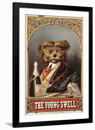 The Young Swell Advertisement-null-Framed Giclee Print