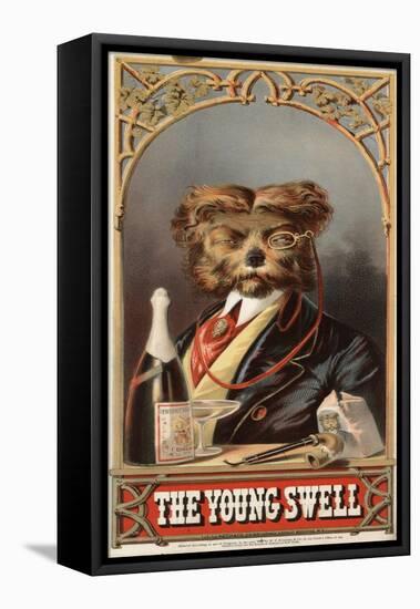 The Young Swell Advertisement-null-Framed Stretched Canvas