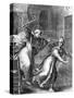 The Young Thomas Aquinas Chases a Temptress from His Room-null-Stretched Canvas