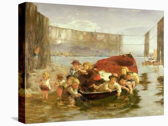 The Young Trawlers-William McTaggart-Stretched Canvas