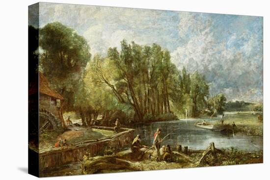 The Young Waltonians - Stratford Mill, c.1819-25-John Constable-Stretched Canvas