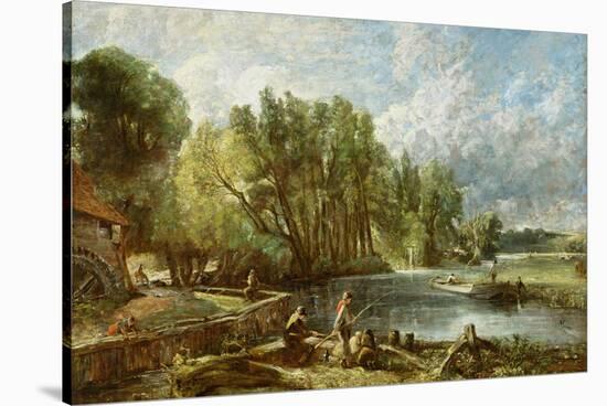 The Young Waltonians - Stratford Mill, c.1819-25-John Constable-Stretched Canvas