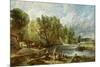 The Young Waltonians - Stratford Mill, c.1819-25-John Constable-Mounted Giclee Print