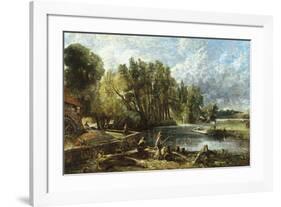 The Young Waltonians - Stratford Mill-John Constable-Framed Premium Giclee Print