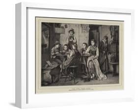 The Young Zither Player-null-Framed Giclee Print