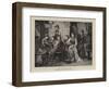 The Young Zither Player-null-Framed Giclee Print