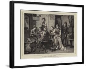 The Young Zither Player-null-Framed Giclee Print