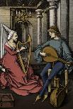 The Lute Player and the Singer, c.1500-Israhel van, the younger Meckenem-Giclee Print