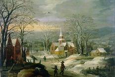 Winter Landscape-Joos or Josse de, The Younger Momper-Stretched Canvas