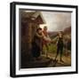 The youngest sons farewell, 1867-Adolph Tidemand-Framed Giclee Print