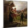 The youngest sons farewell, 1867-Adolph Tidemand-Mounted Giclee Print