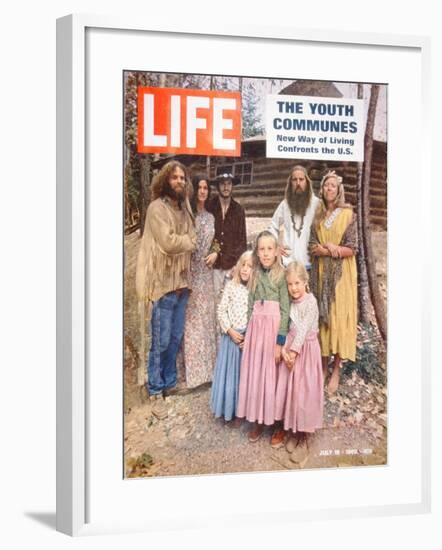 The Youth Communes', Front Cover of 'Life' Magazine, 18th July 1969-null-Framed Giclee Print