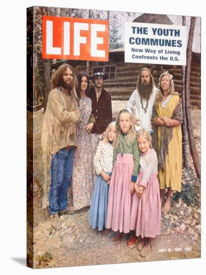 The Youth Communes', Front Cover of 'Life' Magazine, 18th July 1969-null-Stretched Canvas