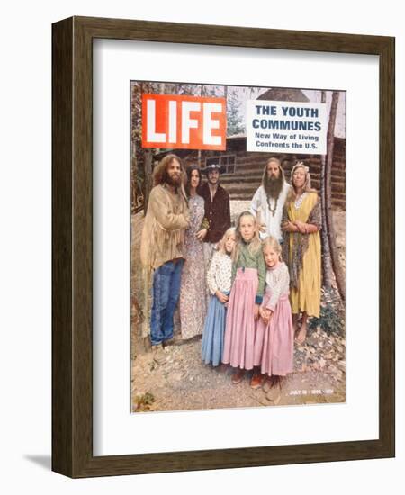 The Youth Communes', Front Cover of 'Life' Magazine, 18th July 1969-null-Framed Giclee Print