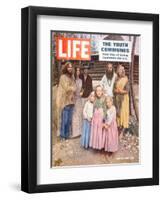 The Youth Communes', Front Cover of 'Life' Magazine, 18th July 1969-null-Framed Giclee Print