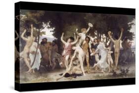 The Youth of Bacchus-William Adolphe Bouguereau-Stretched Canvas