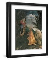 The Youth of Moses, in the Sistine Chapel, 1481-Sandro Botticelli-Framed Giclee Print