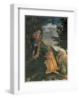 The Youth of Moses, in the Sistine Chapel, 1481-Sandro Botticelli-Framed Giclee Print