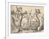 'The youth talking to this father, who is doing a handstand', 1889-John Tenniel-Framed Giclee Print