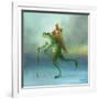 The Yuletide Frog-DD McInnes-Framed Art Print