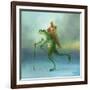 The Yuletide Frog-DD McInnes-Framed Art Print