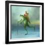 The Yuletide Frog-DD McInnes-Framed Art Print