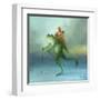 The Yuletide Frog-DD McInnes-Framed Art Print