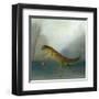 The Yuletide Newt-DD McInnes-Framed Art Print