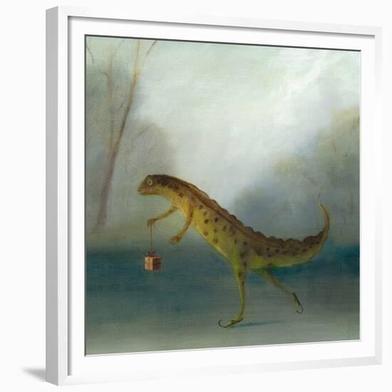 The Yuletide Newt-DD McInnes-Framed Premium Giclee Print