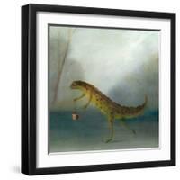 The Yuletide Newt-DD McInnes-Framed Art Print