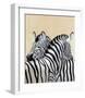 The Zebra-Noelle Triaureau-Framed Art Print