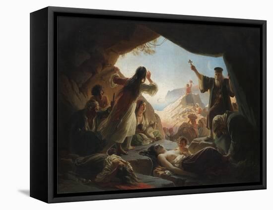 The Zeitun Rebellion of 1862-Vasili Grigorievich Khudyakov-Framed Stretched Canvas