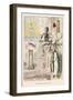 The Zenith of French Glory-James Gillray-Framed Art Print