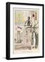 The Zenith of French Glory-James Gillray-Framed Art Print