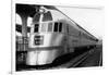 The Zepher - Stainless Steel Streamlined Train-Lantern Press-Framed Art Print