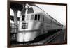 The Zepher - Stainless Steel Streamlined Train-Lantern Press-Framed Art Print